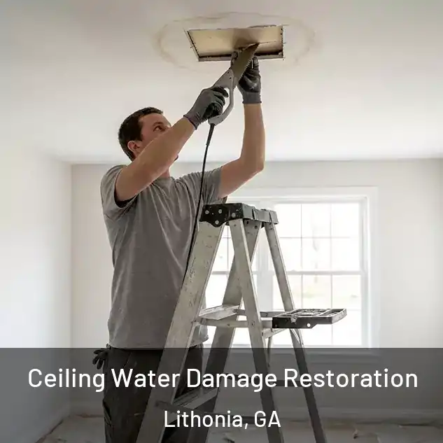  Ceiling Water Damage Restoration Lithonia, GA
