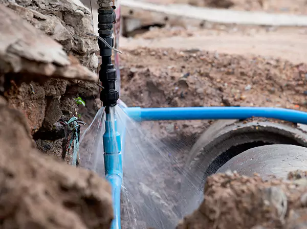 Burst Pipe Cleanup in Lithonia