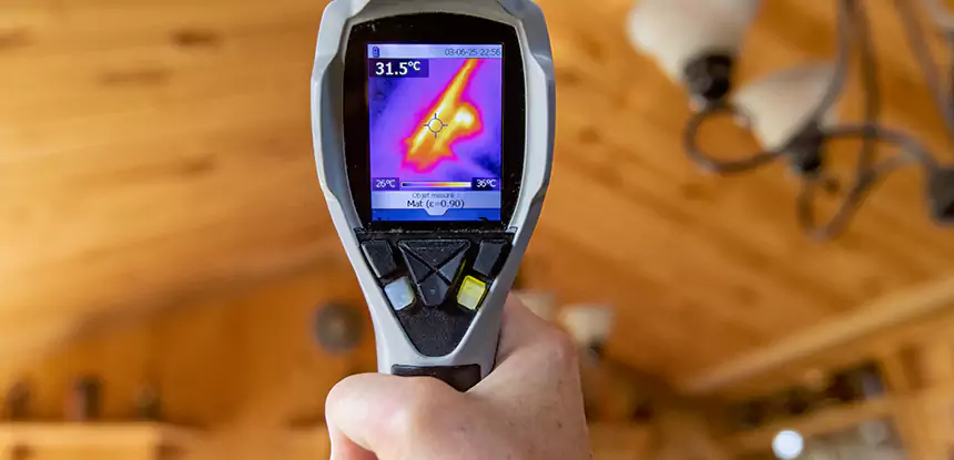 Infrared Camera Roof Leak Detection in Lithonia