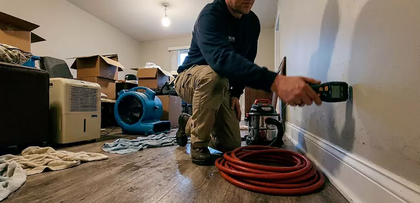 Moisture Damage Evaluation in Lithonia