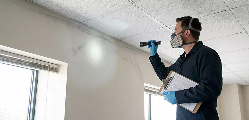 Ceiling Water Damage Inspection in Lithonia