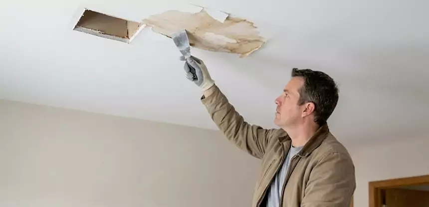 Dry Ceiling After Water Leak in Lithonia