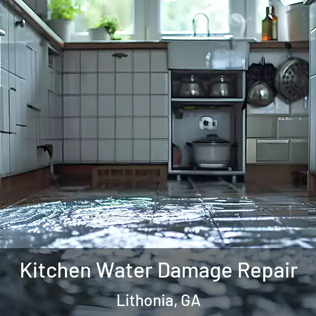  Kitchen Water Damage Repair Lithonia, GA