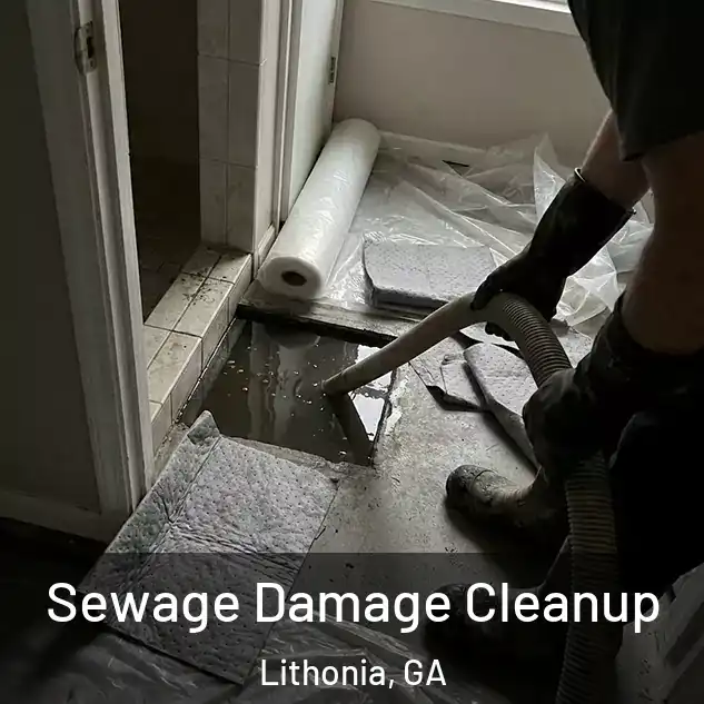  Sewage Damage Cleanup Lithonia, GA